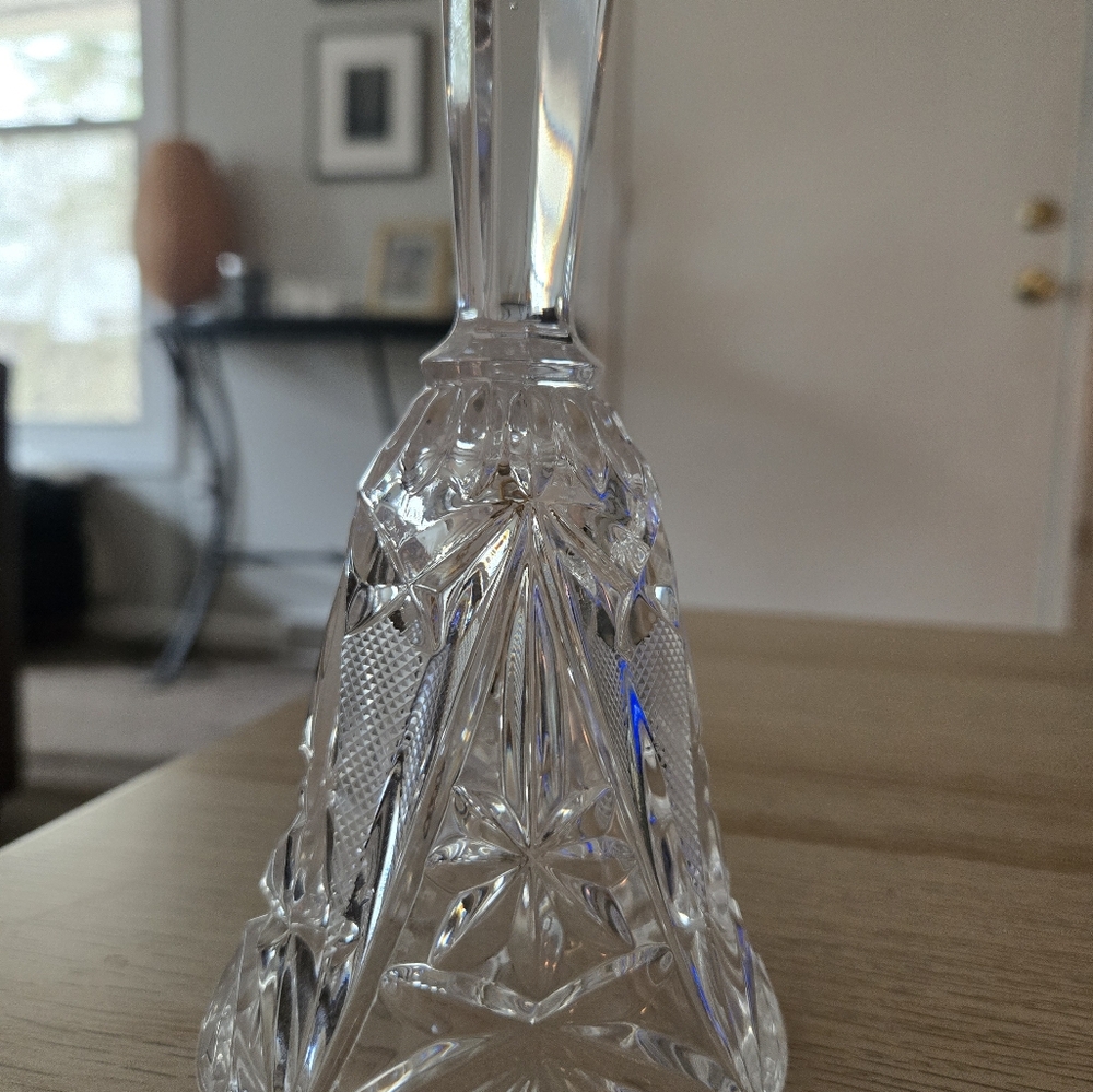 Elegant Crystal Dinner Bell